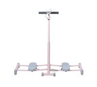 joukares Base Muscle and Inner Thigh Exerciser, Ski Machine with Quick Slides & Counter, Leg Strengthening Equipment, Postpartum Recovery Fitness Trainer, Workout Equipment for Home Gym Pink