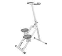 joukares Foldable Stair Stepper Machine for Home Gym 265LB, Capacity Cardio Climbers with LCD Monitor Vertical Climber Machine for Full-Body Workout, Cardio Exercise Climber with Adjustable White