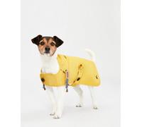Joules Antique Gold Water-Resistant Dog Coat, Lightweight, Adjustable, Extra Small