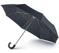 Joules Birds in Flight Design Folding Minilite Black Umbrella Unisex With Matching Case