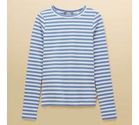 Joules Blue Stripe Sophie Ribbed Fitted Top