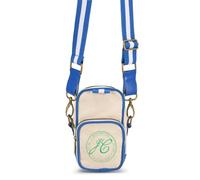 Joules Boat Club Essentials Crossbody Bag, Cotton Canvas, Natural Blue