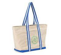 Tote Bag - Boat Club Natural Blue