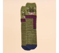 Joules Boys Fluffy Socks - Green - Size: Medium
