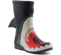 Joules Boy's Jnr Roll Up Rain Boot, Navy Shark, 9 UK Child