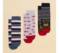 Joules Boys Neat Feet 3 Pack Socks - Navy - Size: Medium