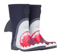 Joules Boys Roll Up Flexible Printed Welly / Navy Shark 214820 / 8 (EU25)