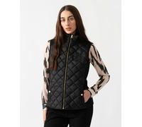 Joules Braemar Luxe Womens Quilted Gilet - Black - Black - UK14 EU42 US10