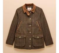 Joules Brown Tweed Contemporary Field Coat