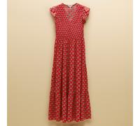 Joules Cayenne Foulard Print Esme Shirred Maxi Dress