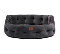 Joules Chesterfield Grey Pet Bed - Large