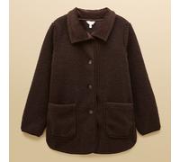 Joules Choclolate Brown Sadie Longline Button Fleece