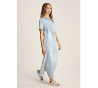 Joules Cleo Striped Midi Dress Blue Stripe