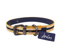 Joules Coastal Dog Collar - Yellow - Size: X Large