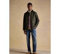 Joules Cotton Rich Waterproof Cord Collar Coat Green