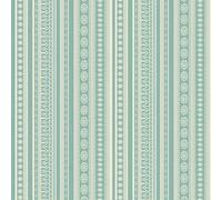 Joules Decorative Stripe Wallpaper | Duck Egg Blue / Cream