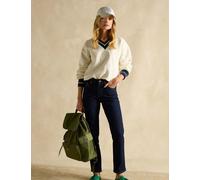 Joules Denim Mid Rise Slim Fit Ankle Grazer Jeans Blue Denim