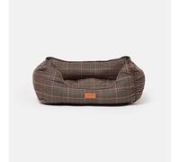 Joules Dog Bed Henson Check Medium Box Soft Cushion Fabric Bed