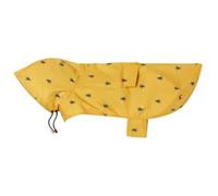 Joules Dog Rain Coat Lightweight Packaway Water Resistant Puppy Bee Print Jacket