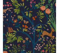 Joules Enchanted Woodland Wallpaper | Navy