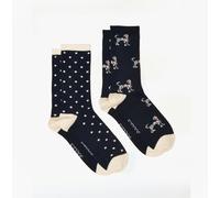 Joules EVERYDAY Womens Socks Navy/Oatmeal