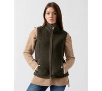 Joules Fairbourne Womens Gilet - Khaki - Khaki - UK12 EU40 US8