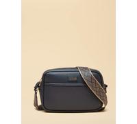 Joules Faux Leather Metallic Cross Body Bag Navy