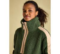Joules female Borg Half Zip Fleece - 10 - Green, Green