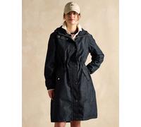 Joules female Waterproof Floral Hooded Packable Raincoat - 20 - Navy Mix, Navy Mix
