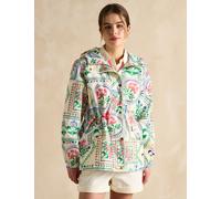 Joules female Waterproof Floral Hooded Short Raincoat - 6 - Multi, Multi