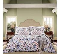 Joules Festival Flowers Duvet Cover Set Super King Size Navy & Multi
