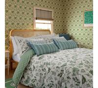 Joules Festival Pheasants Super Kingsize Duvet Cover Set, Green