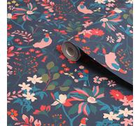 Graham & Brown Joules Fields Edge Floral French Navy Wallpaper