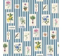 Joules Gallery Wall Stripe Wallpaper | Blue