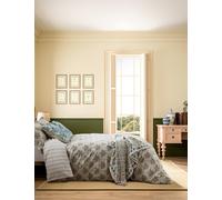 Joules Geometric Palm Print Bedding Set Beige Mix