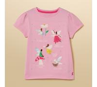 Joules Girls Astra T-Shirt - Pink - Size: Age 2