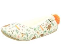 Joules Girl's Dreama Slipper, Gruffalo White Floral, XX-Small X-Small UK