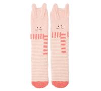 Joules Girls Fluffy Bunny Socks - Pink - Size: Small