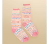 Joules Girls Junior Wader Socks - Cream - Size: Small
