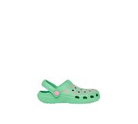 Joules Girls Poole Slip On Clogs - Green Pink Leopard - Childrens 10