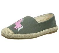 Joules Girls' Shelbury Espadrille, Green,11 UK Medium