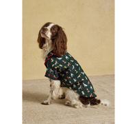 Joules Green Festive Print Pyjamas for Dogs - Large