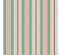 Joules Grove Stripe Pink & Green Wallpaper - 10m x 52cm