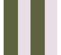 Joules Harborough Stripe Wallpaper - Olive Green - 10m