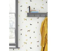 Joules Harbour Dogs CrÈMe Wallpaper Print