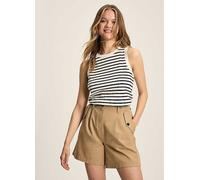 Joules Harbour Stripe Jersey Vest Top Navy Stripe