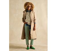 Joules HENSLEY Womens Longline Coat Tan Brown - UK 16