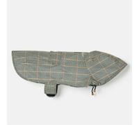 Rosewood x Joules Henson Check Packaway Dog Jacket, Small - Lightweight Water-Resistant Coat with Hood, Adjustable Velcro Fastenings, Portable for Travel & Walks