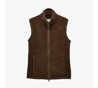 Joules HERITAGE FLEECE Mens Gilet Brown - Small
