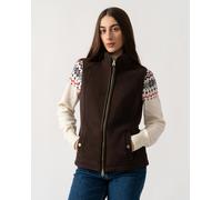 Joules FAIRBOURNE Womens Gilet Brown - UK 14